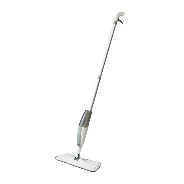 Trapeador con rociador de agua, regalo para el hogar, trapeador giratorio para pisos de madera, manos libres, para ahorrar trabajo, húmedo y seco