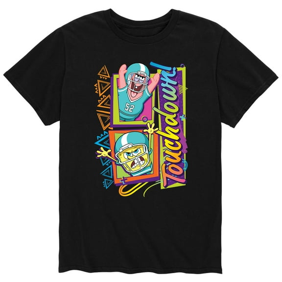 SpongeBob SquarePants - Touchdown - Men's Short Sleeve Graphic T-Shirt