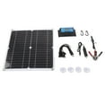 thumbnail image 3 of Kit de Panel Solar de 20W 12V IP65 Cargador de Goteo Monocristalino Portátil con Controlador de Carga Solar 10A para Trabajo Al Aire Libre 94 X 55in ANGGREK  Otros, 3 of 8