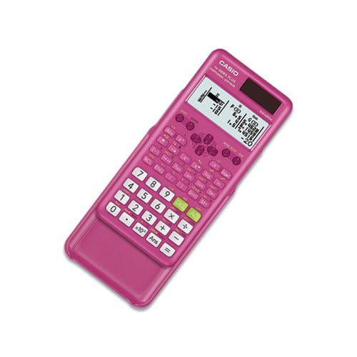 FX-300ES Plus 2nd Edition Scientific Calculator 16-Digit LCD, Pink