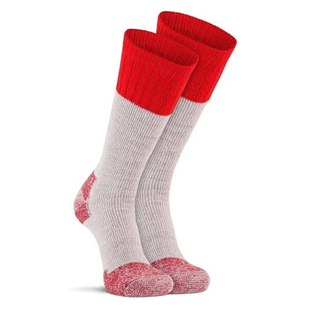

FoxRiver 1 Pack Thernalined Wick Dry Mid-Calf Outlander Socks for Men Lightweight Boot Socks for Super Warm Dry & Fresh feet - Grey - Medium (7586)