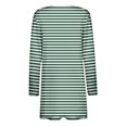 thumbnail image 6 of SELONE Womens Lightweight Cardigan Long Sleeve Tunic Open Front Cardigans Without Hoodie Striped Beach Vacation Wear Green S, 6 of 6