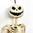 thumbnail image 4 of Poseable Human Skeleton Full Life Size Props Party Decor, High Quality With Posable Joints For Flexible Positioning, Suitable For Haunted House Graveyard Scenes, 4 of 5