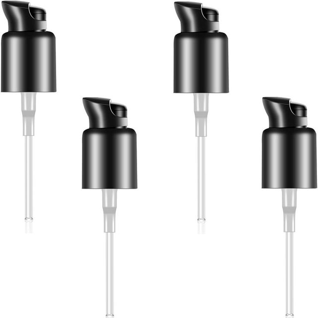 Jinsinto 4 Pieces Replacement Foundation Pump Black Plastic Cosmetic Liquid Foundation Make-Up Pump Replacement Tool for and Estee Lauder Double Wear Foundation