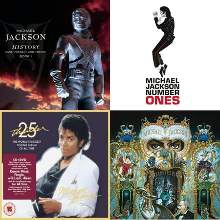 History: Past Present & Future Book 1 & Number Ones & Thriller (25Th Anniversary Legacy Edition) & Dangerous [CD Bundle]