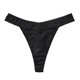 thumbnail image 1 of Gibobby Calzones para mujer sexy Tanga de seda de hielo en forma de V sexy para mujer Tanga sin costuras Hipster de tiro bajo(Negro,M), 1 of 2