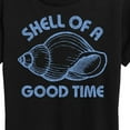 thumbnail image 3 of Instant Message - Seashell - Shell of a Good Time - Women's Short Sleeve Graphic T-Shirt, 3 of 6