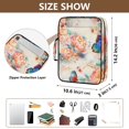ALAZA 3d Butterfly Flower Pattern Expanding Accordion File Folder 3 ...