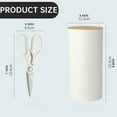 thumbnail image 4 of HLONK Kitchen Set 5PCS Stainless Steel Set with Block High White Kitchen Set with Ergonomic Handle for Chopping Slicing Cutting Paring (White) Cutter Extra Offer, 4 of 9