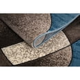 thumbnail image 4 of MDA Home Rhodes Gray/Blue Contemporary Polypropylene Area Rug - 6'9" x 9'6", 4 of 5