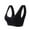 Black, variant on QLEICOM Everyday Bras for Women, Women's Comfort Lift Wirefree Bra Traceless Comfortable No Steel Ring Vest Breathable Gathering Bra Underwear Bras No Underwire Black Cup 36/80BC