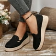 thumbnail image 6 of Wowcloth Women's Wedge Shoes, Stylish Chunky Sole, Comfortable Platform Loafers for Fall-Winter Casual Footwear, 6 of 9