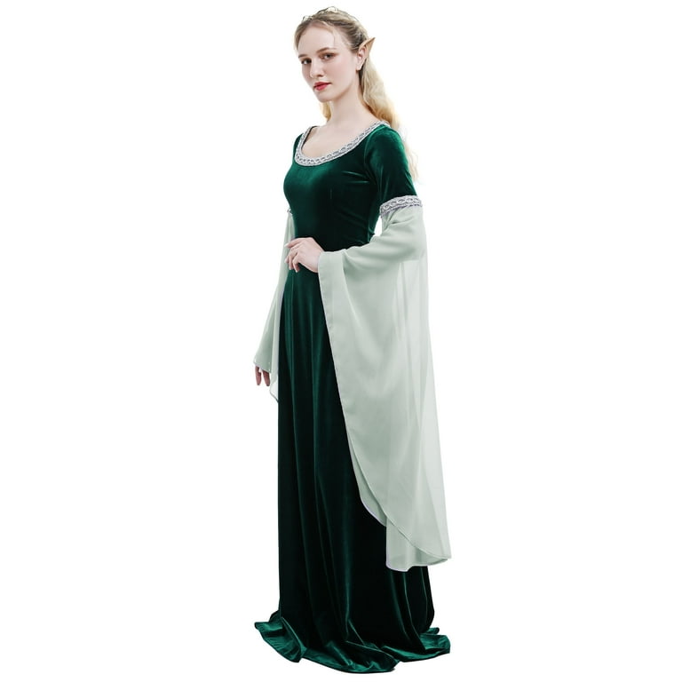 green velvet renaissance dress The Hedge Witch Corset Stays in Gothic Black Velvet S main image 1