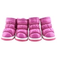 thumbnail image 5 of 4 Pcs/Sets Puppy DOgs Winter Snow Boots Casual Dog Shoes Pet Slip-resistant Shoes Teddy Dog Shoe, 5 of 7