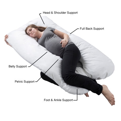 Remedy Full Body Contour U Pillow Great for Pregnancy
