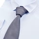 thumbnail image 3 of Corbata de hombre en tejido de punto, corbata lisa para boda, negocios, noche gris, 3 of 6
