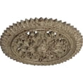 thumbnail image 3 of Ekena Millwork 21 5/8"OD x 2 1/2"P York Ceiling Medallion (Fits Canopies up to 3 5/8"), Hand-Painted Gobi Desert Crackle, 3 of 6