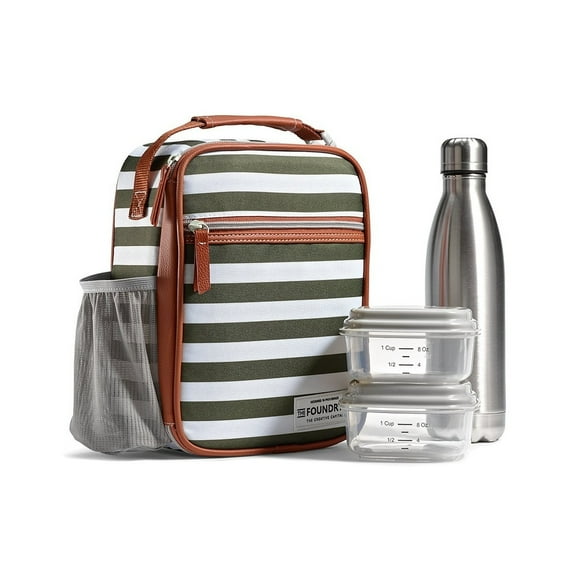 Fit & Fresh Thayer Bag Olive Medium Stripe