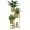 Gold, variant on Set of 3 Large Planters with Stand Gold Planter for Indoor Plants 29 &22 &12" Tall Morden Metal Plant Pots