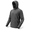 Grey Heather-XX-Large, variant on Black XX-Large Fleece-Lined Cold Weather Fishing Jacket with Stretch Neck Gaiter
