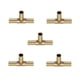 thumbnail image 4 of Conector de púas para de piezas, adaptador de de de latón con pieza en vías para , aire, a perfecl Adaptador en T de púas de latón, 4 of 8