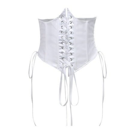 

Miayilima Belt For Women Corset Belt For Wide Self Tie Waistband Waist Belt Solid Color Size L