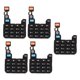 thumbnail image 3 of 5 uds Walkie Talkie teclado numérico para BAOFENG UV 5R UV 5RA UV 5RC UV 5RE BF F8HP UV 5RX3 y otras Radios de dos vías, 3 of 5