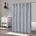 thumbnail image 2 of Shininglove Shower Curtains, Soft Microfiber Fabric Shower Curtain, Grey, 72inx72in, 2 of 6