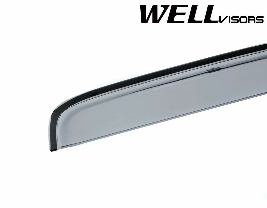 WellVisors For 09-15 Honda Pilot Premium Series Side Window Visors Rain Guards