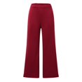 thumbnail image 3 of Women's New Open Straight Leg Casual Sports Pants plus Size Dress Pants for Women Business Casual Trouser Pants for Women Drawstring Waist Pants for Women 3x Legging plus All plus Size High Waist, 3 of 8