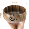 thumbnail image 2 of Cuenco de Hilo de Madera Little World 15x8 cm Soporte para Crochet, 2 of 7