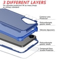 thumbnail image 3 of Diverbox Heavy Duty Case for Samsung Galaxy S25+ Plus, Shockproof Protective Phone Cover with Camera Control Button and Screen Protector - Blue, 3 of 7