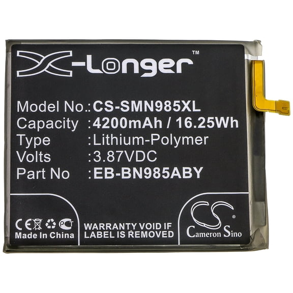 4200mAh GH82-23333A EB-BN985ABY Battery for Samsung SM-N986N SM-N985 Galaxy Note 20 Ultra SM-N986V SM-N986J SM-N986U1 SM-N9860 S