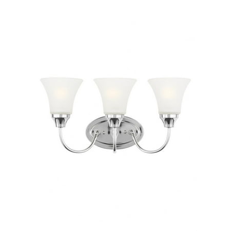 

3 Light Wall Bath Sconce-Chrome Finish-Incandescent Lamping Type Bailey Street Home 73-Bel-4561351