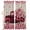 Pink Crimson Beige, variant on Valentine's Day Blackout Curtains for Bedroom/Living Room, Pinch Pleated Black Out Curtains, Romantic Love Roses Truck Ombre Pink Room Darkening Window Drapes with Hooks 2 Panels, 59"x70"