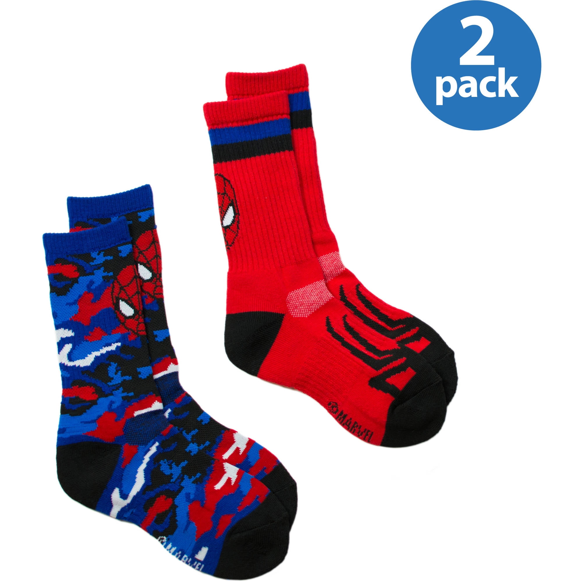 Spiderman Socks,Superhero Boys 5 Pack Socks