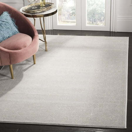 UPC 889048233089 product image for SAFAVIEH Carnegie Samantha Oriental Area Rug  Light Grey/Cream  6 7  x 9 2 | upcitemdb.com