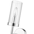 thumbnail image 3 of Bethel International Wall Sconce Chrome Iron & Glass, 3 of 5