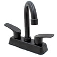 thumbnail image 2 of Mezcladora Lavabo Alfa Cuerpo Laton Negro Mate Maneral Pato, 2 of 5