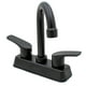 thumbnail image 2 of Mezcladora Lavabo Alfa Cuerpo Laton Negro Mate Maneral Pato, 2 of 5