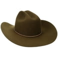 thumbnail image 4 of Stetson Unisex Powder River 4X Felt Cowboy Hat Mink 7 3/8, 4 of 10