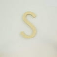 thumbnail image 1 of Package of 1, 8 Inch X 1/2" Baltic Birch "S" Wood Letters In The Century Gothic Font | Thick | Upper Case For Art & Craft Project, Made in USA, 1 of 1