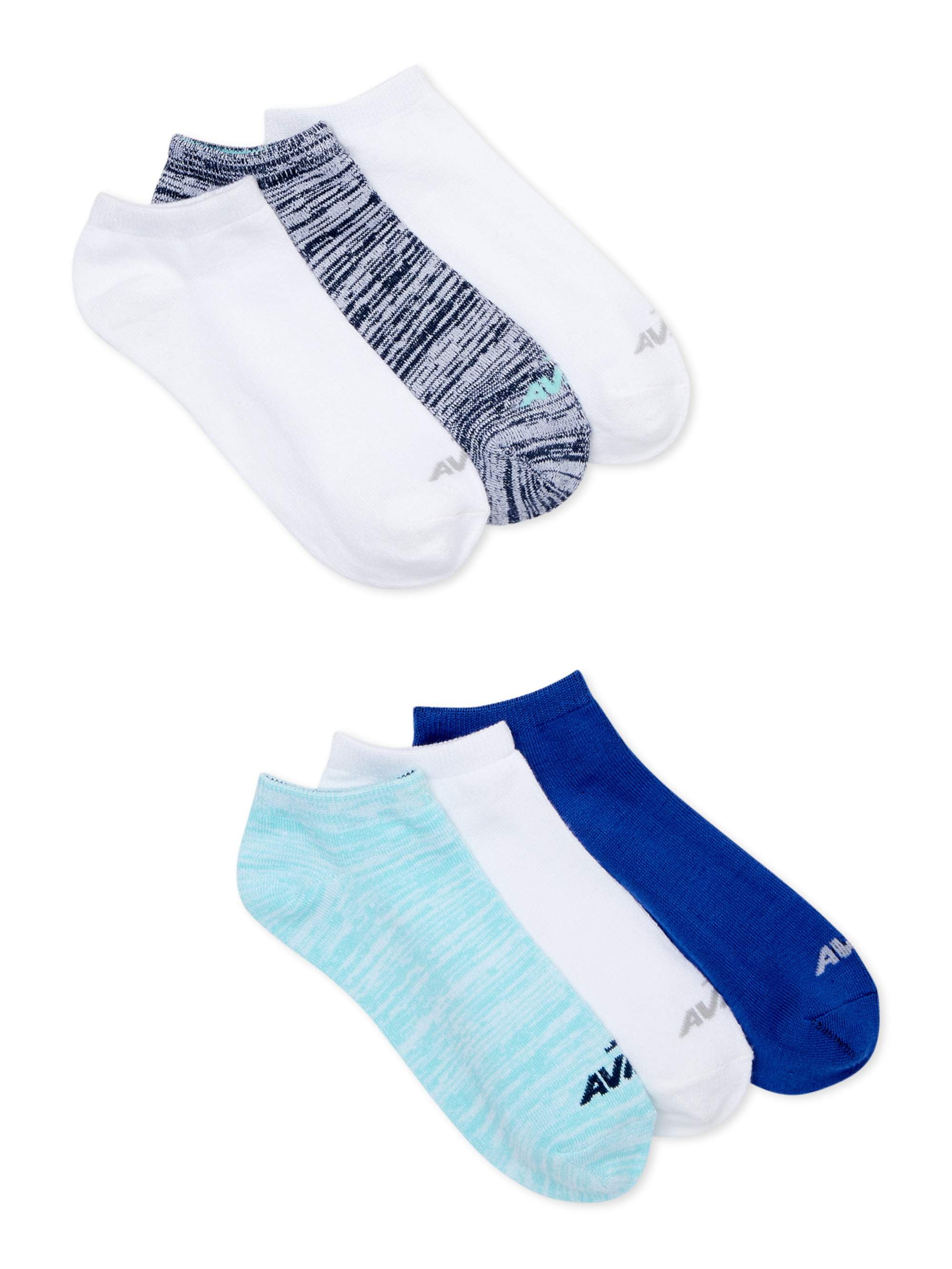 Avia Women's 6 Pack Supersoft Lowcut Socks