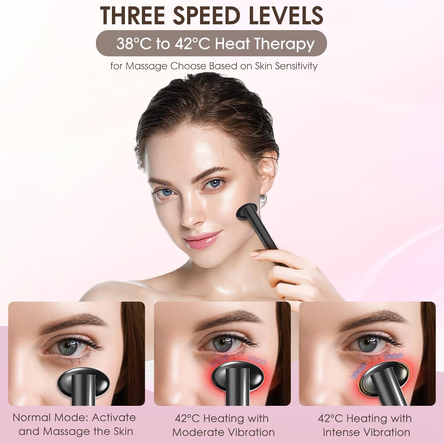 Red Light Therapy for Face and Neck, Red Light Therapy Wand, 9-in-1 Led Facial Sculptor, Red Light Therapy, Designed to Achieve Facial Beauty Effects