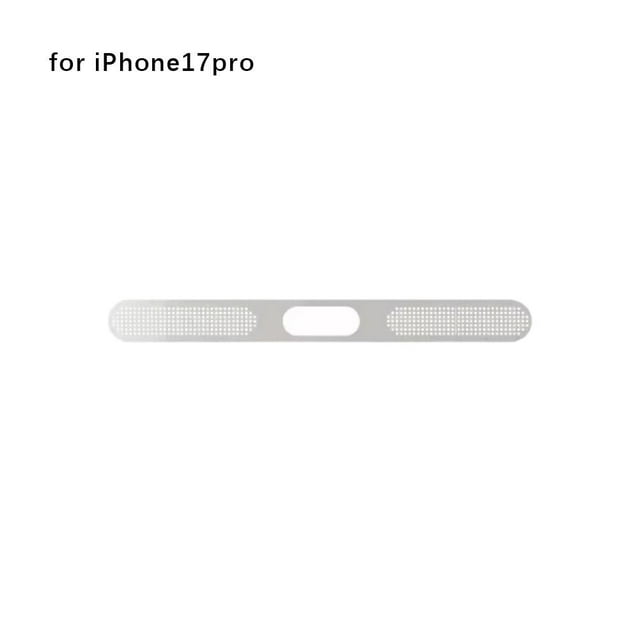 Pour IPhone17 Series Filet de Protection pour Haut-Parleur, Maille Anti-Poussière en Métal Spécial