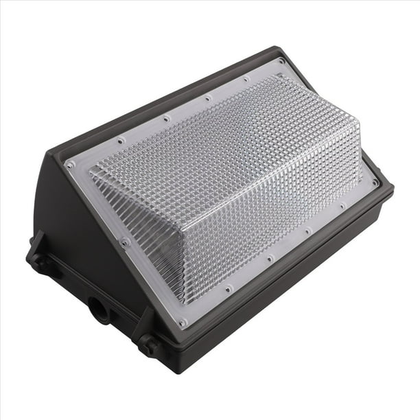 Paquete de Carcasa de Luz LED para Pared, Luces de Pared LED para Exteriores de 120 V para Estacionamientos, Almacenes, Fábricas y Casas (Solo Carcasa de Lámpara)