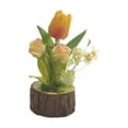thumbnail image 2 of Resin Phone Stand, Desktop Tablet Holder With Non-Slip Base, for Hands-Free Video Calling, Orange, 2 of 6