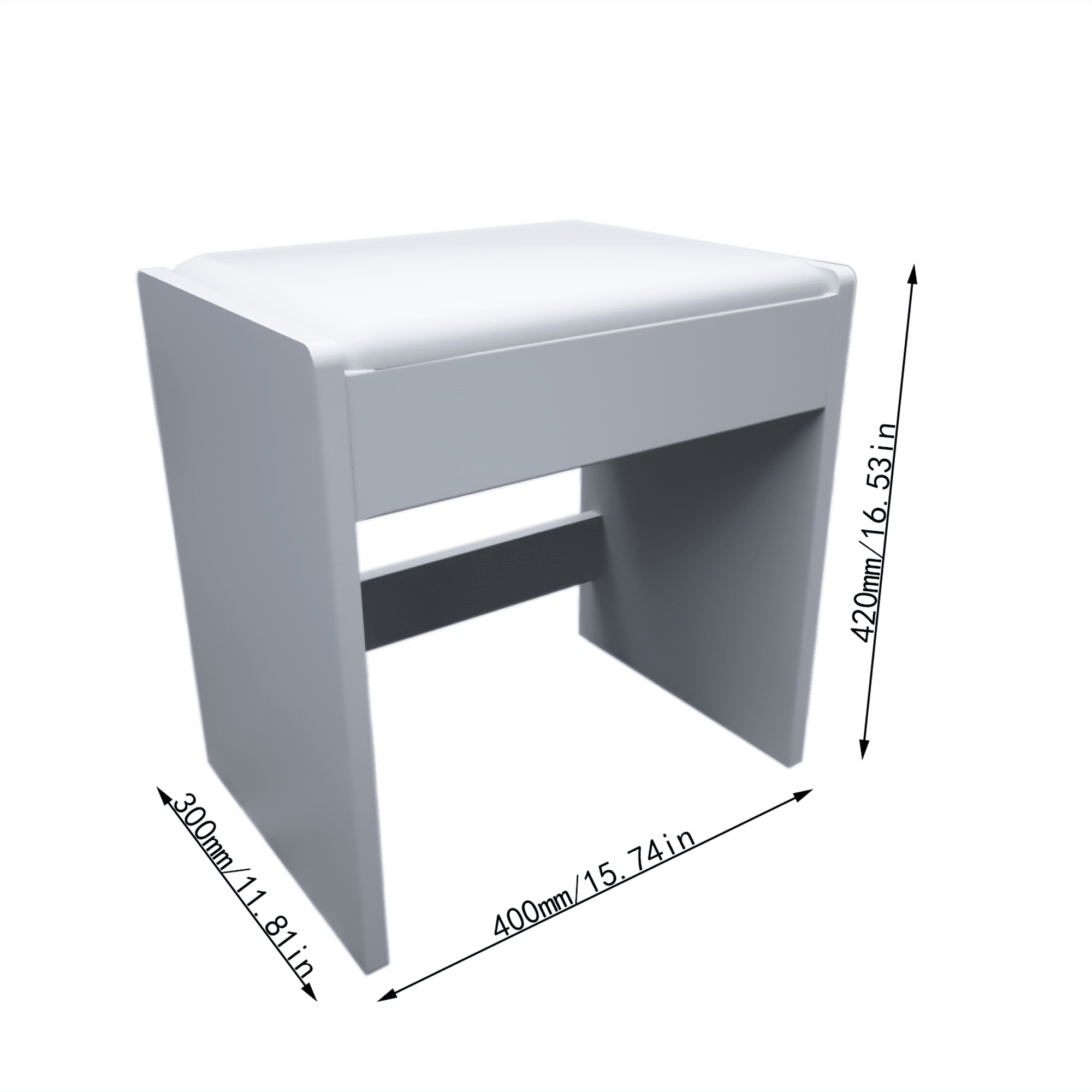 Kadyn Large Vanity Set, Vanity Table Set with 10 Light Bulbs, Makeup Vanity Desk with Cushioned Stool, 6 Storage Shelves 2 Drawers for Bedroom, White Kadyn Large Vanity Set, Vanity Table Set with 10 Light Bulbs, Makeup Vanity Desk with Cushioned Stool, 6 Storage Shelves 2 Drawers for Bedroom, White