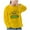 Yellow, variant on CYRBOKO Boys' Long Sleeve Tops, Crew Neck Holiday Breathable Cotton Fall Sweatshirts Yellow Size 6 T