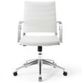 thumbnail image 4 of Modway Jive Gold Stainless Steel Midback Office Chair in Gold Off White, 4 of 9